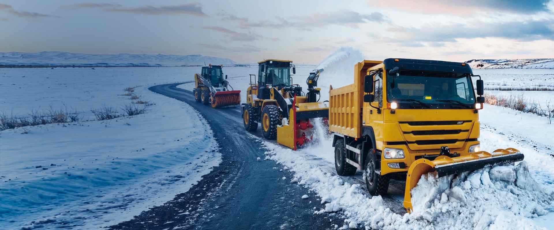 Snow & Ice Equipment application — HCN hydraulic attachments