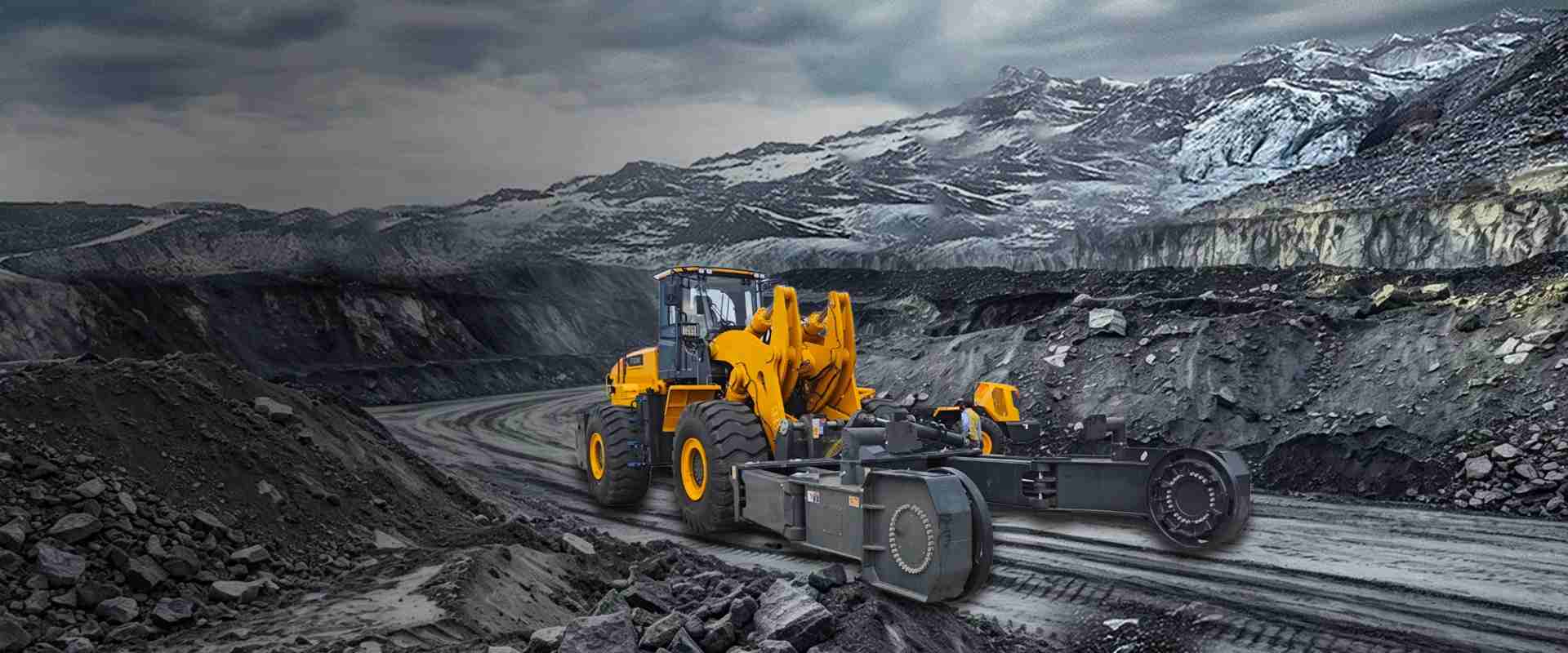 Mining Equipment application — HCN hydraulic attachments