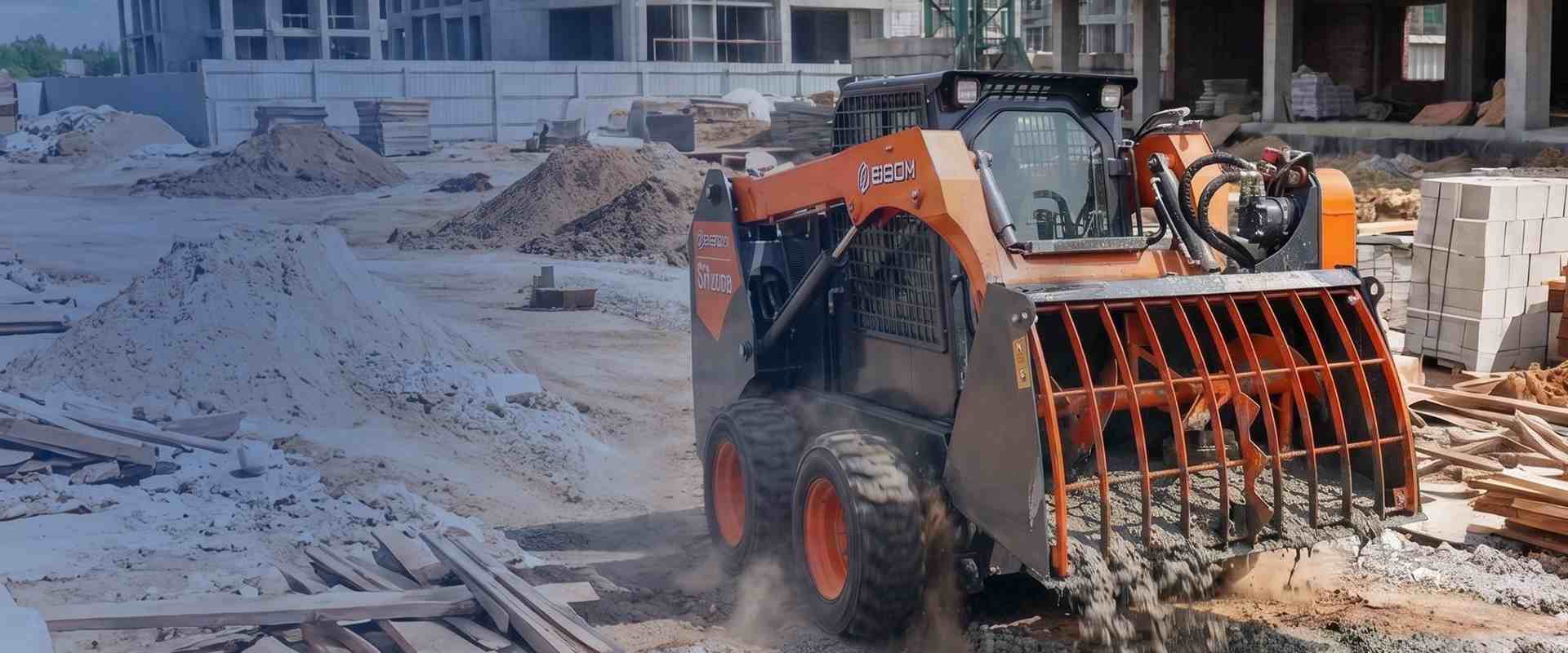 Construction Engineering application — HCN hydraulic attachments
