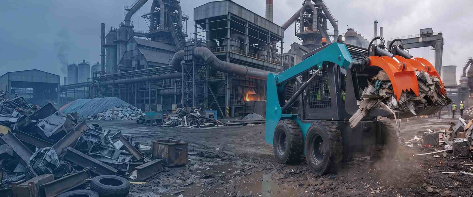 Metallurgical Equipment application — HCN hydraulic attachments