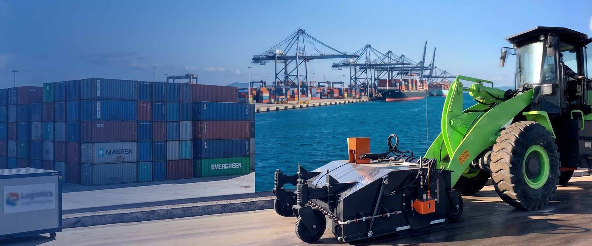 Port Equipment application — HCN hydraulic attachments