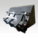 BM45 Bucket-style bed refill feeder — HCN engineering attachment